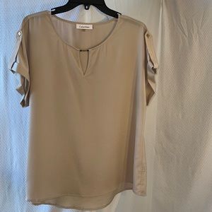 Beautiful short sleeve Calvin Klein blouse